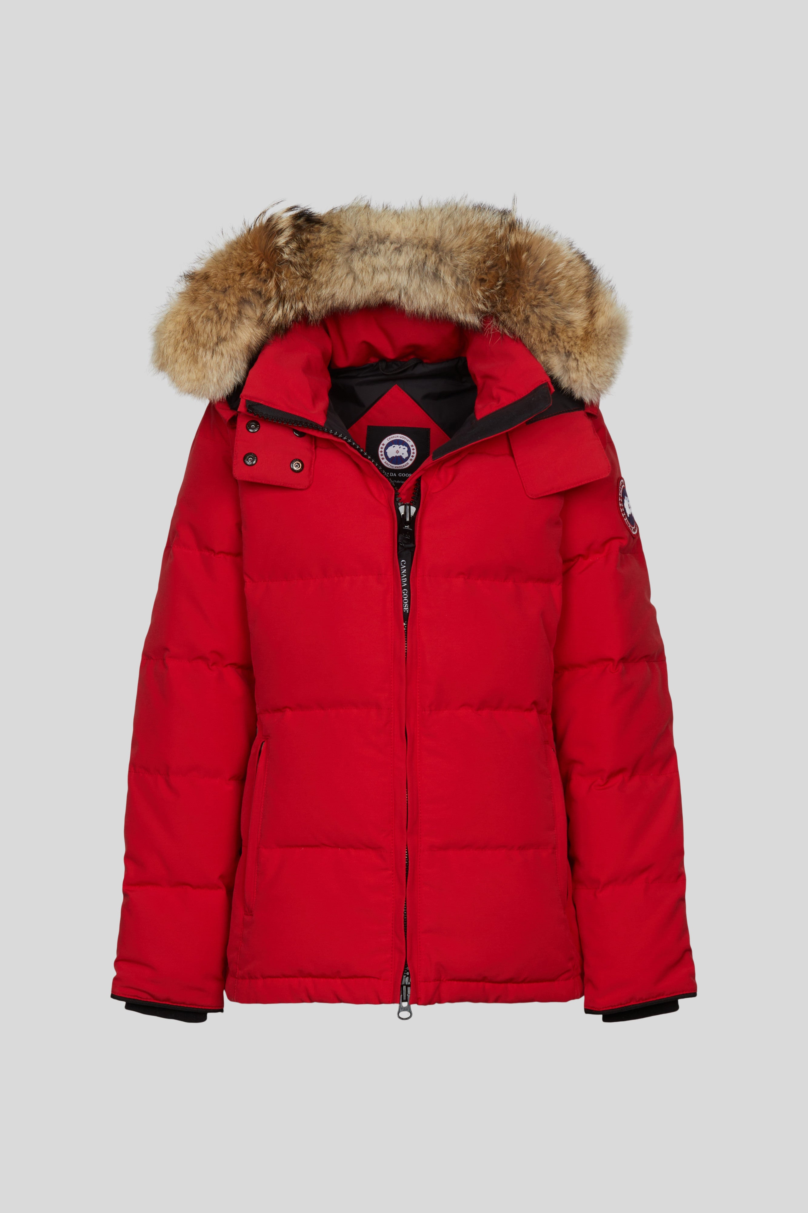 Fourrure Canada Goose Vendre Parka En Duvet Avec Col En Fourrure