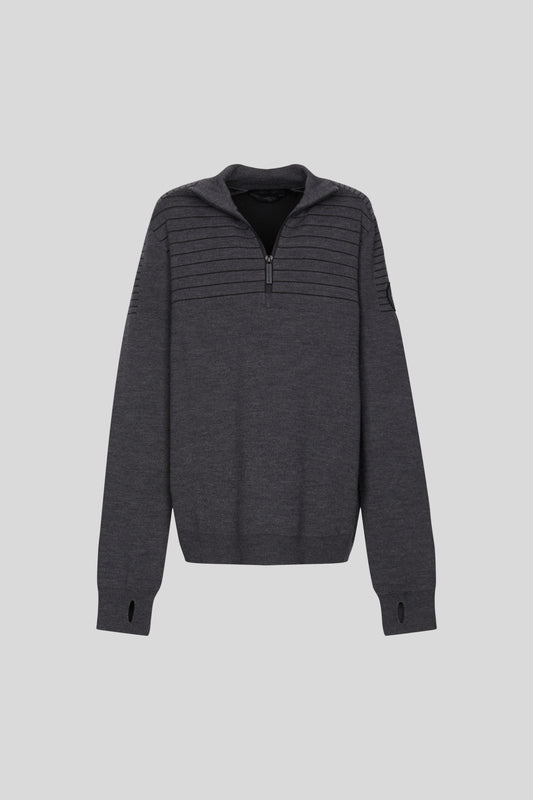 Clarke ¼ Zip Sweater Black Label