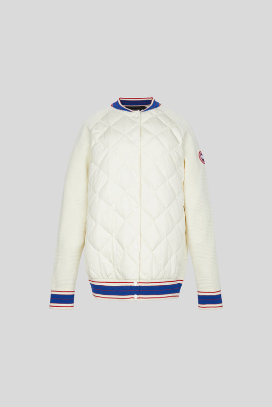 HyBridge® Quilted Knit Bomber