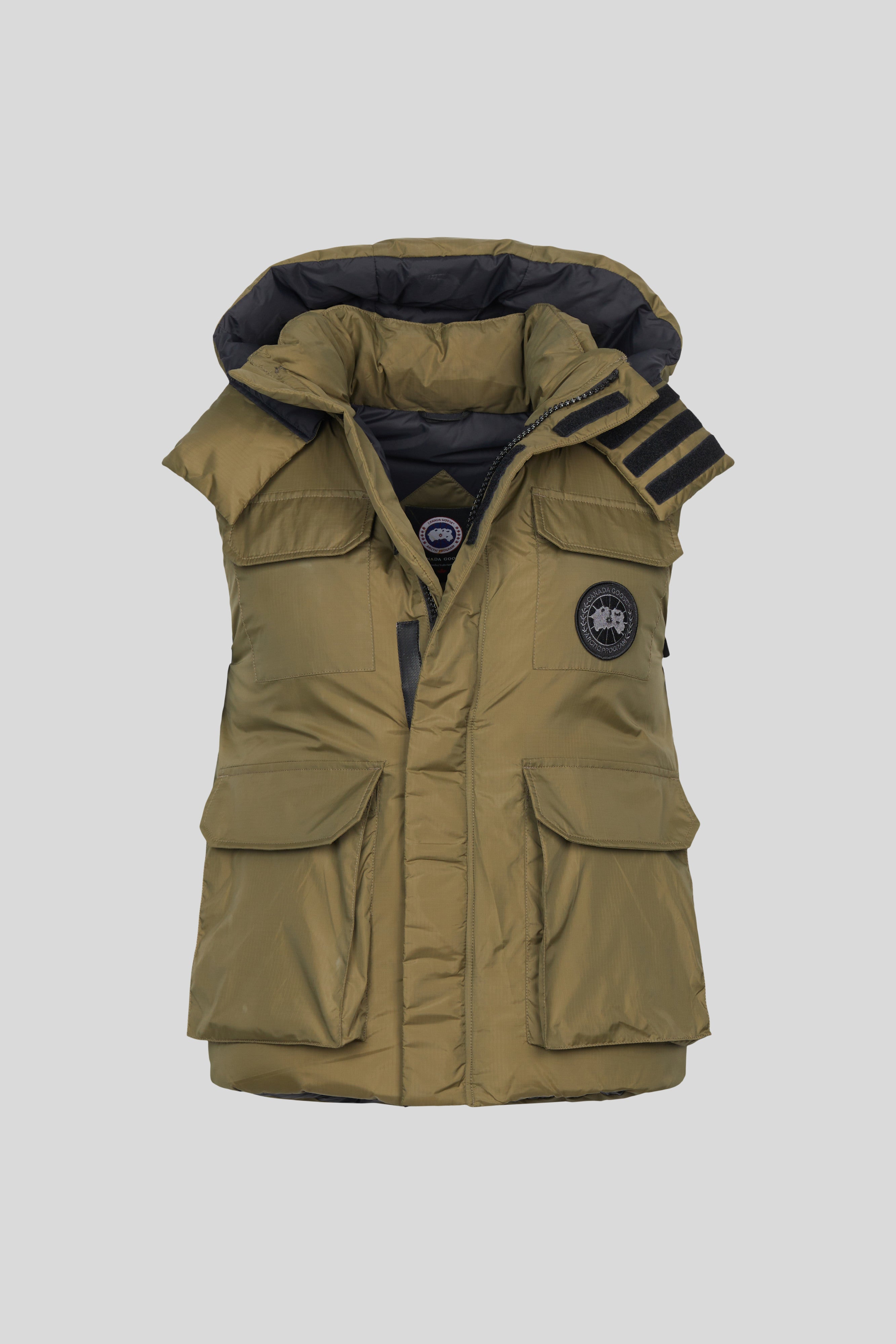 Canada goose vest clearance hood