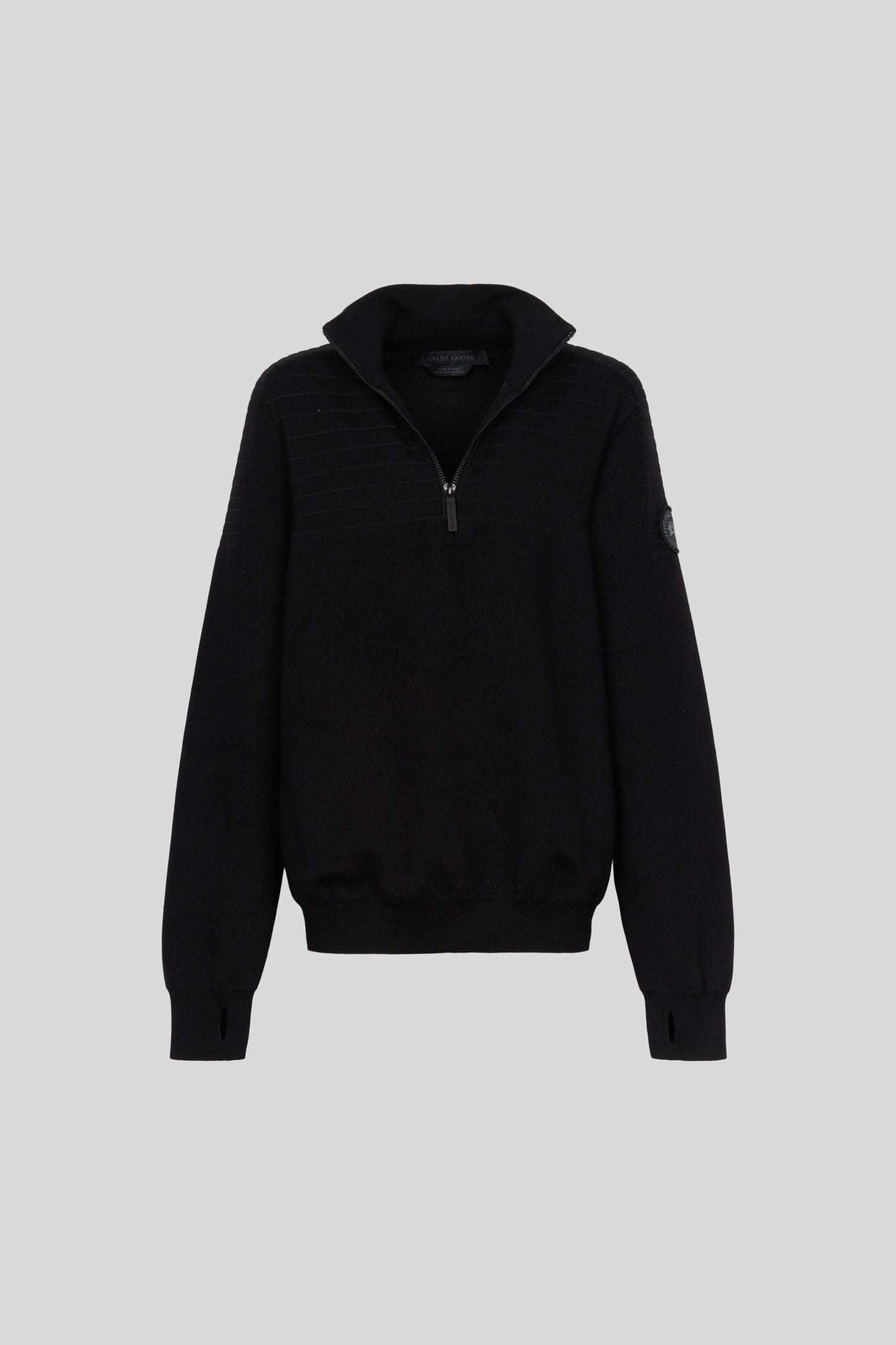 Clarke ¼ Zip Sweater Black Label